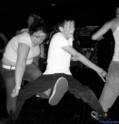 mosh kick girl